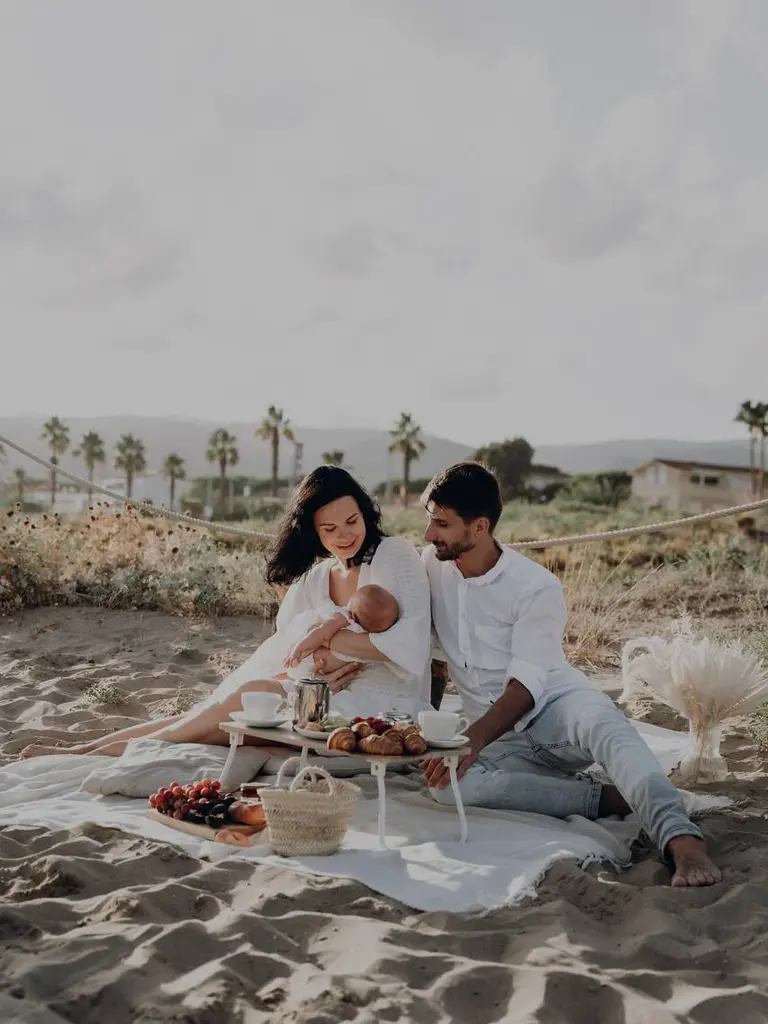 Castelldefels beach proposal setup view 8 showing sand and coastline