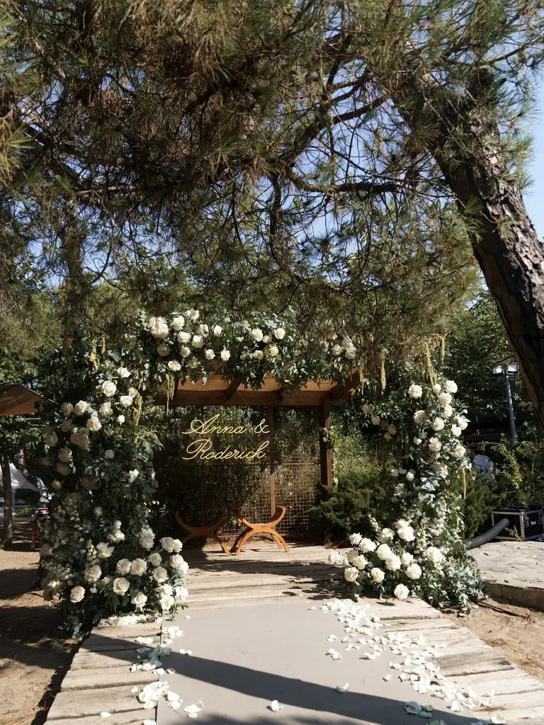 Catalina restaurant Gava marriage proposal setup view 8
