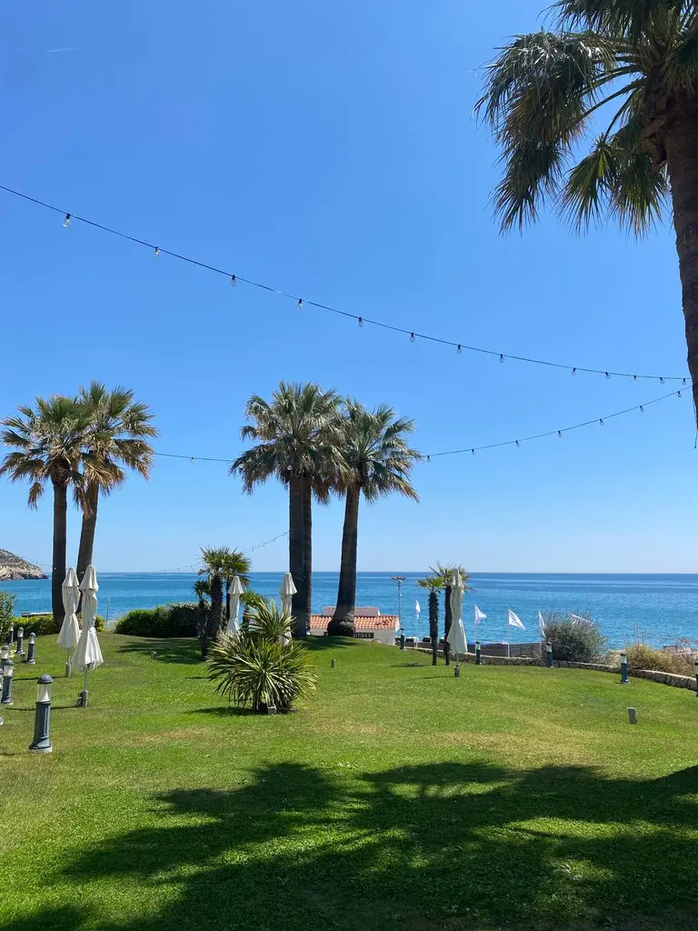 Hotel Estela Sitges marriage proposal setup view 2