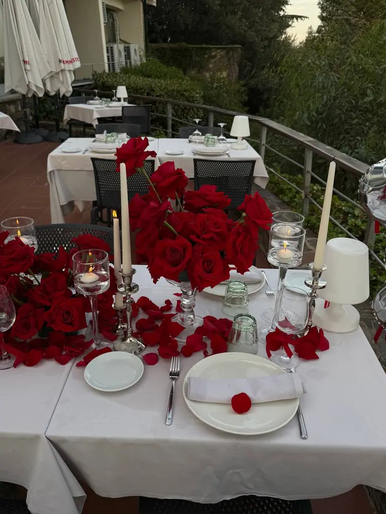 Mirablau Barcelona marriage proposal setup with city views 2